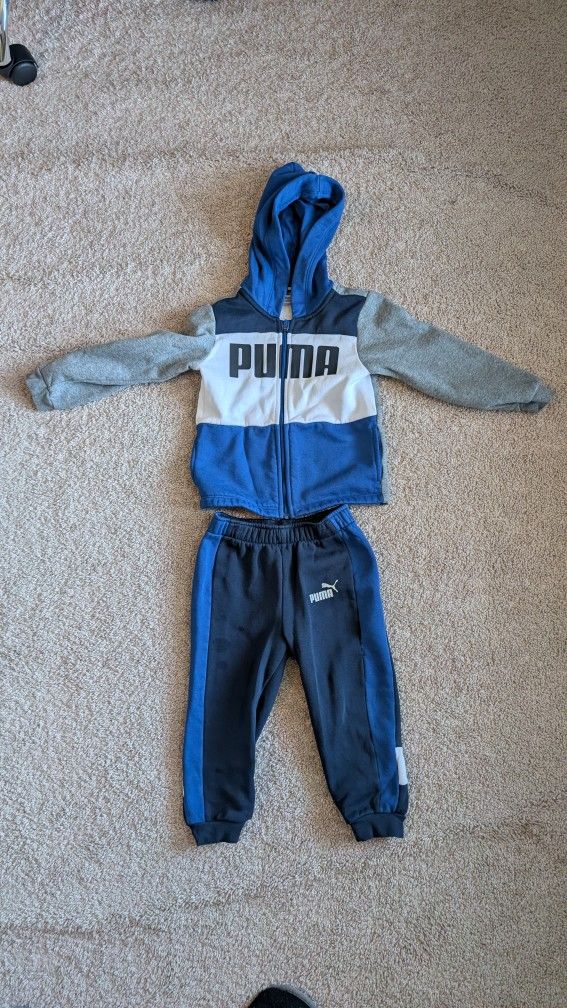 Puma Toddler's Zip-Up Hoodie & Jogger Set