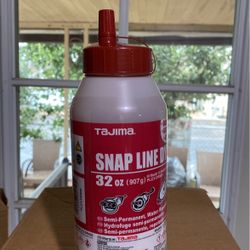 Snap Line Dye Dark Red. Polvo Rojo Chalk Line.