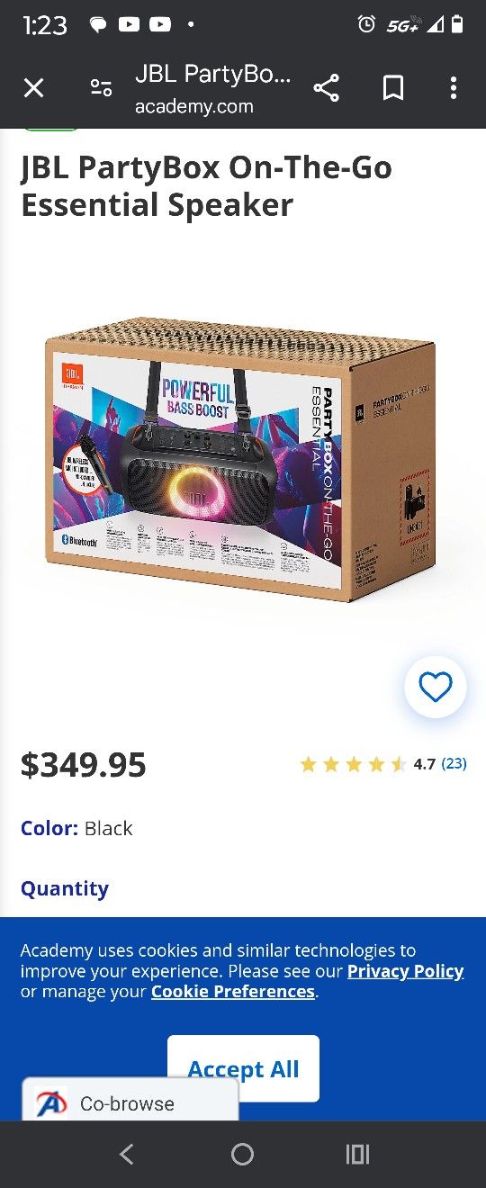 JBL Party Box With Mic