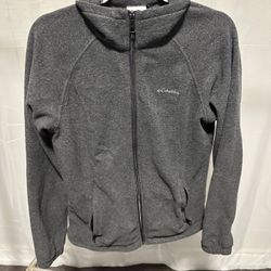 Columbia Women's Grey Benton Springs Full Zip Fleece Jacket Size Medium