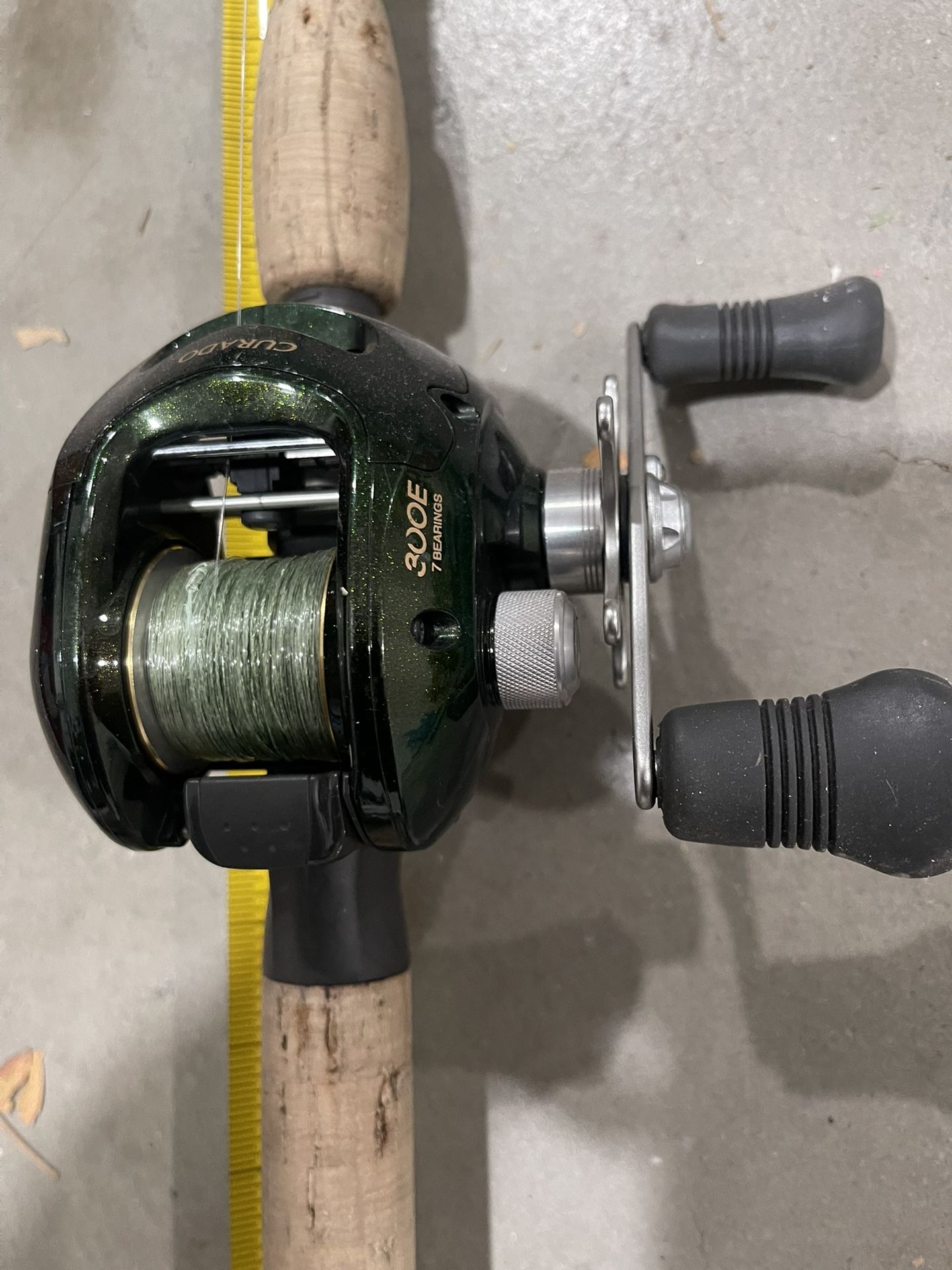 Shimano Curado 300e With A St. Croixt Fast And Heavy Fishing