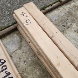 10 Wood Lumber 2x4 5ft Or 60" 