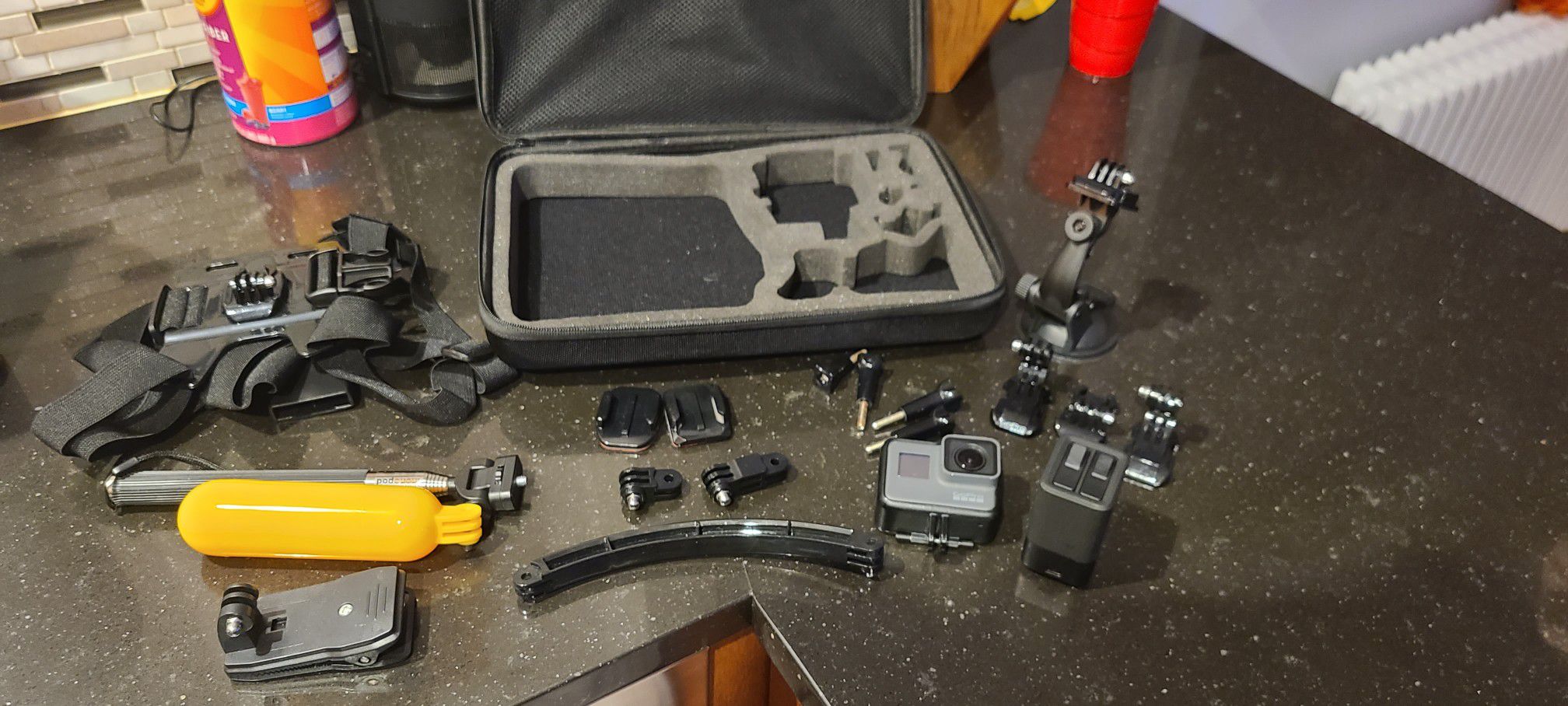 GoPro Hero 5 with a bunch of accessories