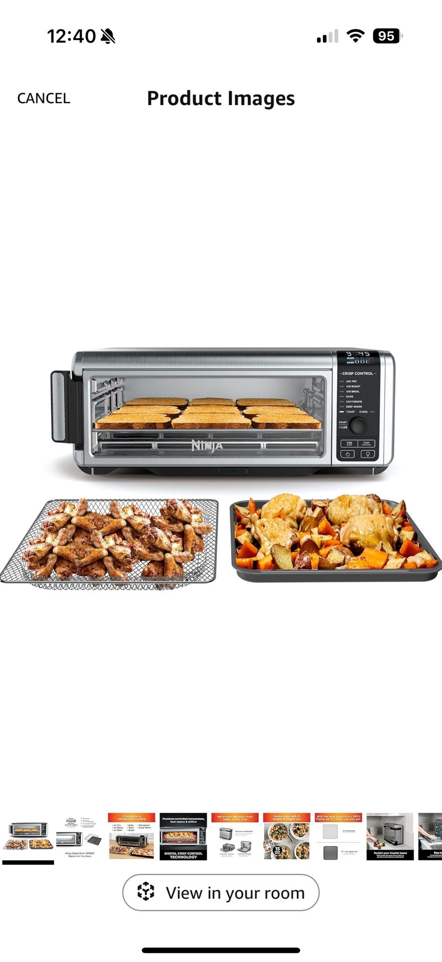 Ninja SP 101 Digital Air Fray Countertop Oven