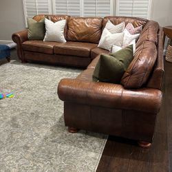 Beautiful Thomasville Sectional Couch Was $15,000