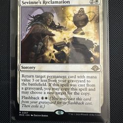 Sevinne's Reclamation - Modern Horizons 3 (MH3)  Magic The Gathering Mtg Card