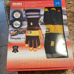 Holmes Heated Leather Gloves 