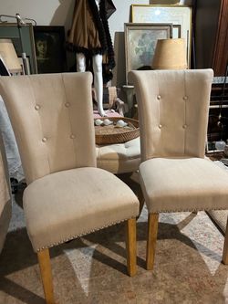 Pair of parsons chairs