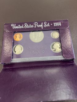 United States Proof Set 1984  Coins 