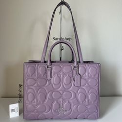 Coach Maggie Tote Bag In Signature Leather