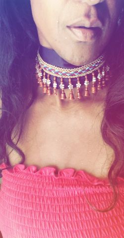 Beaded choker