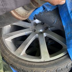 SRT 22 Inch Rims And Tires/  Flow Master Super 44s  For Sale 