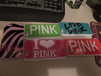 Custom Victoria Secret Pink IPhone 5/5s hard plastic back cover case