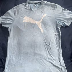 Light Blue Puma T-shirt-men’s 