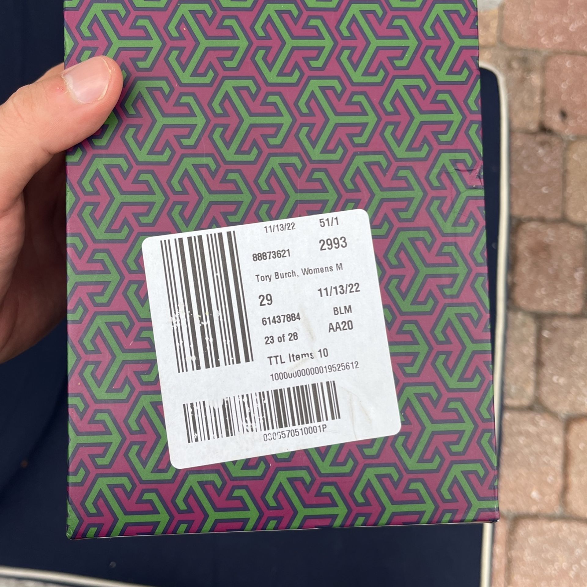 Tory Burch Mini Miller Flat Thong Size 9