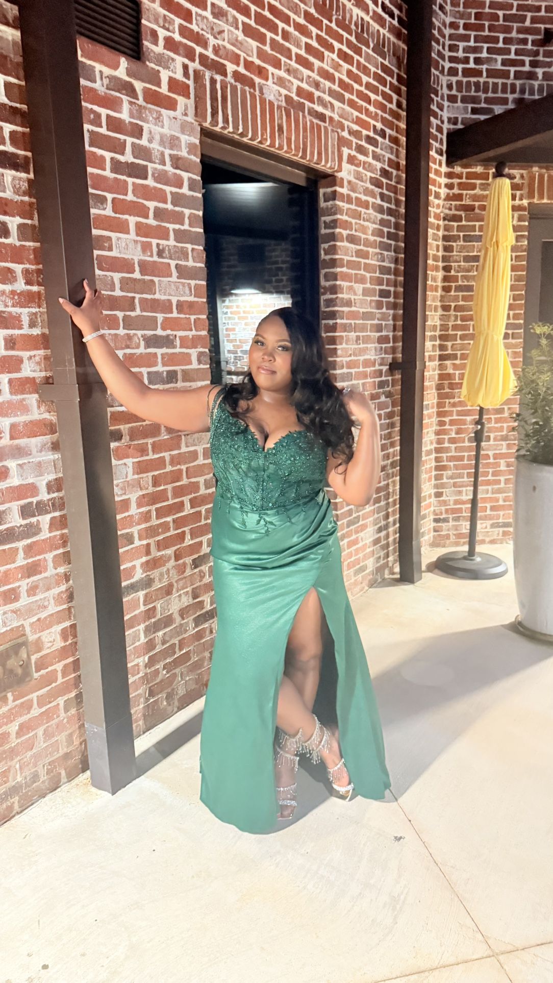 Emerald Green Prom Dress