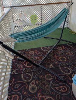 Heavy duty hammock & frame