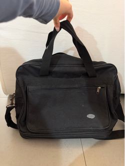 Work Black Rolling Bag Luggage Carry ON