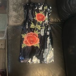 Forever 21, size small, black , sequined, cocktail dress