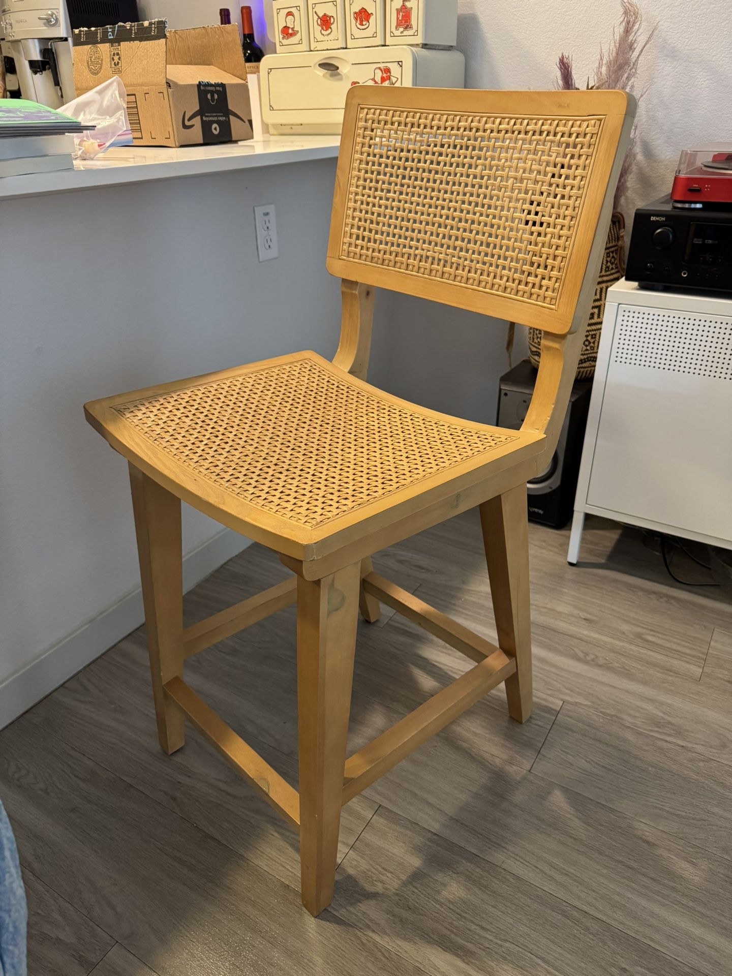 Rattan Bar Stool Chair (2)