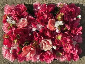 Fuchsia Flower Panel 24”x 16”