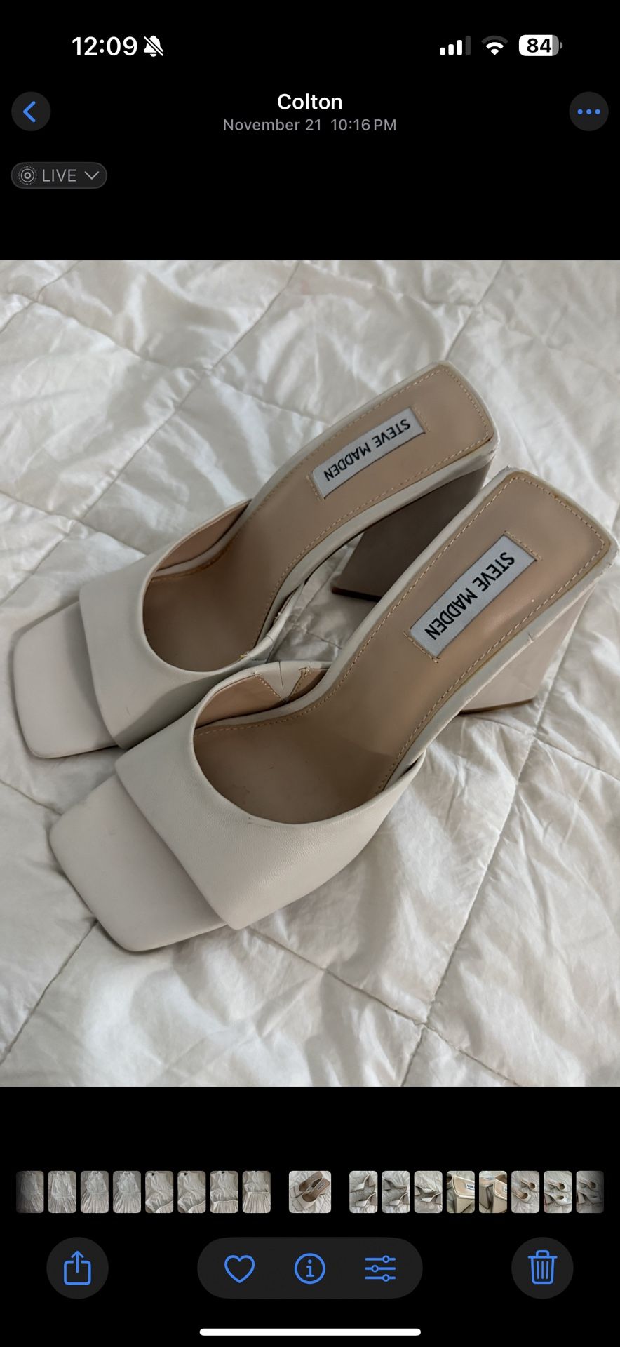 Steve Madden Beige Heels