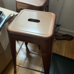 2 Metal Chairs