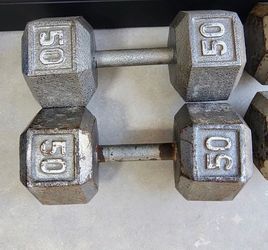 50lbs Dumbbells