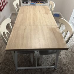 Dining Room Table And Four Chairs