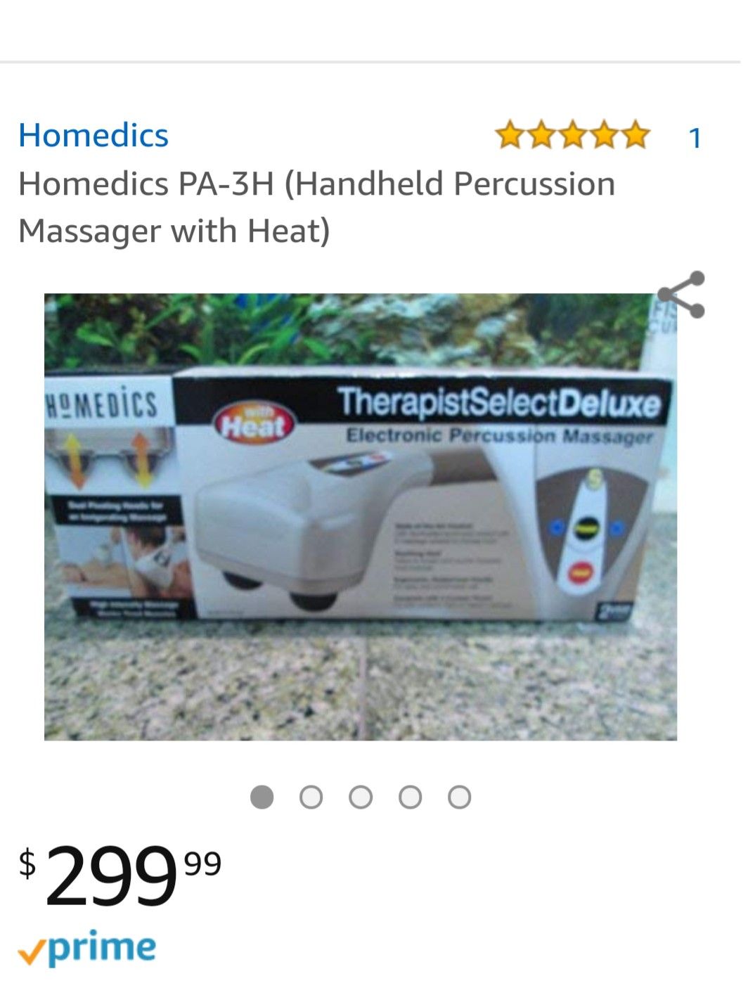 Electronic percussion massager