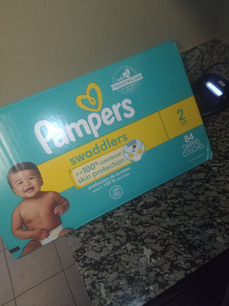 Pampers Size 2 84 Count New