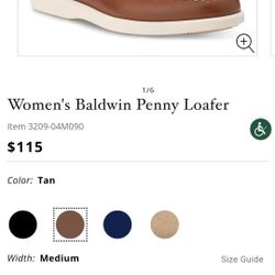 Women’s Eastland Baldwin Penny Loafers – NEW – Size 9