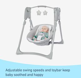 Graco Slim Spaces Compact Baby Swing
