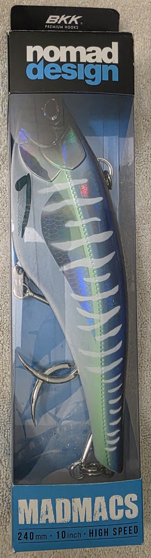 Nomad Design Madmacs Offshore High Speed Fishing Lure,Trolling Minnow ...
