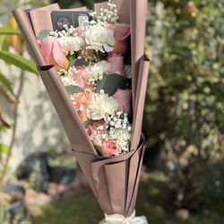 Flat Style Flower Bouquet