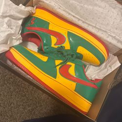 LIL YACHTY X AIR FORCE 1 LOW 'CONCRETE BOYS - LUCKY GREEN'
