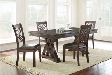 💥 Solid Wood Dining Table Set - Seats 6 💥