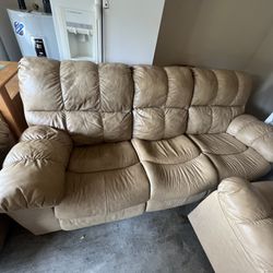 Full Living Room Set Leather