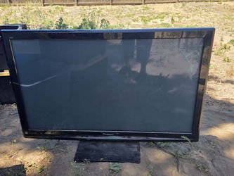 50 inches or 52 inches Panasonic flat screen TV works good