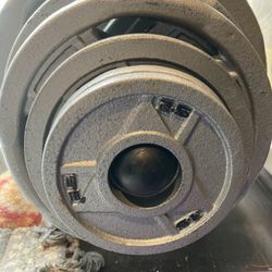 225 Lb Steel Olympic Grip Weight Plate Set