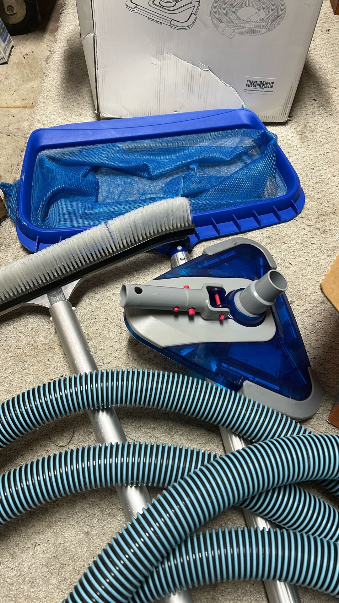 Pool Vacuum and Chemicals