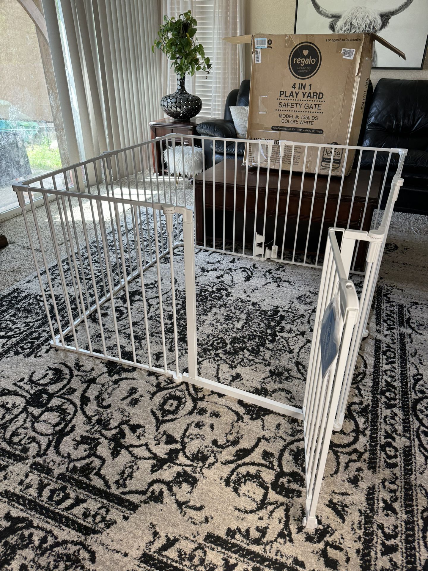 New Regalo 4 in 1 Playpen Safety Gate