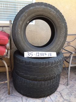 Mastercraft Courser AXT 35x12.50R18 Tires – Set of3