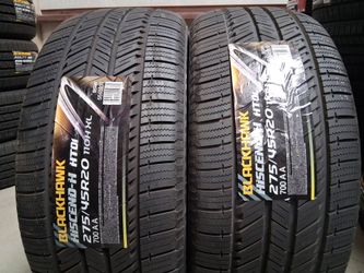 ( 2 TIRES  ) 275/45R20 BLACKHAWK HT