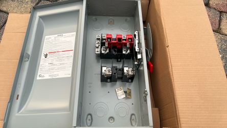 Siemens safety switch 100A 240VAC 250VDC