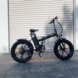 New. E-bike foldable 1000w 48v 15AH top speed 31mph range up to 55 miles electric bike (read below full description for more details) 