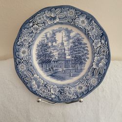 Staffordshire Ironstone LIBERTY BELL PLATE