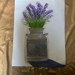 Lavender Painting For Sale 