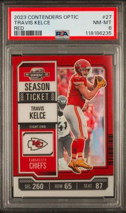 2023 PANINI CONTENDERS OPTIC KANSAS CITY CHIEFS TRAVIS KELCE #/175