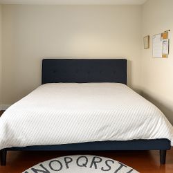 King sized bed Frame And Mattress 